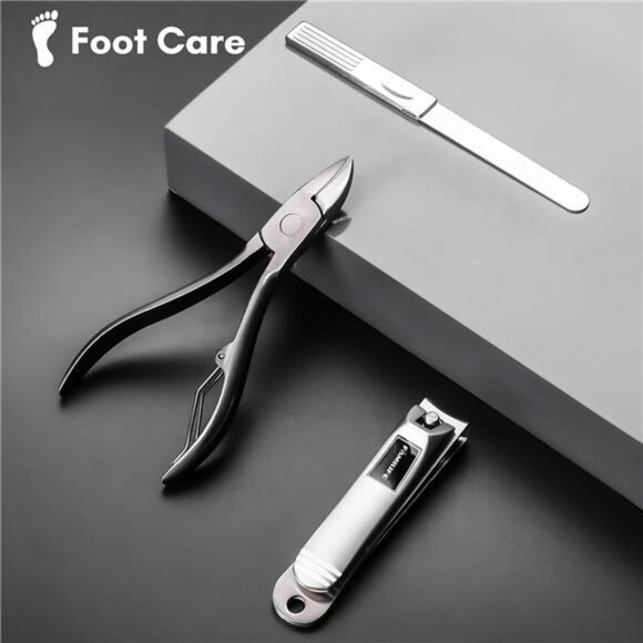 Manicure Set, Professional Manicure Kit Nail Clippers Set 11 in 1 Stainless - Picture 4 of 7